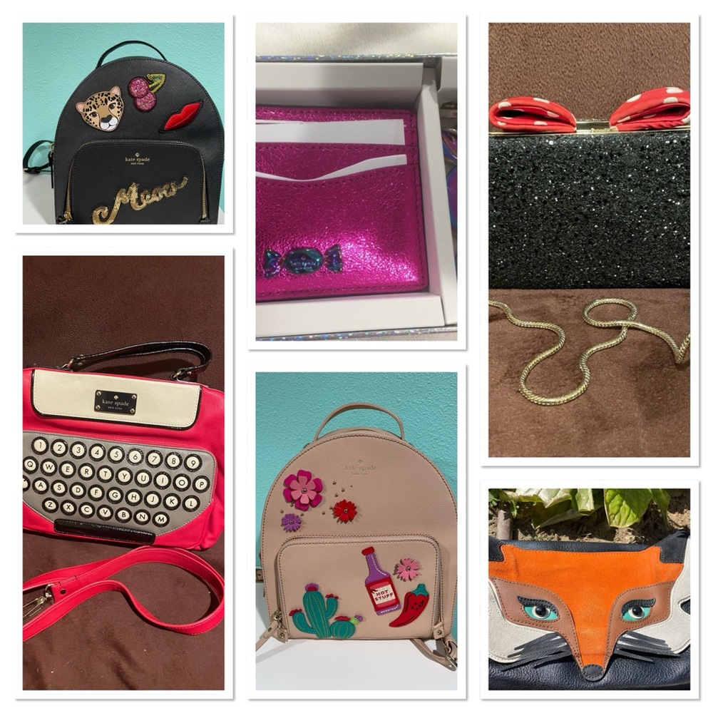 Kate spade novelty purses for sale in my closet